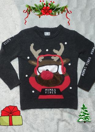 Новорічний светр дитячий