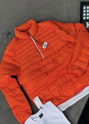 Куртка анорак куртка pull & bear помаранч