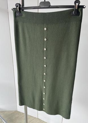 Женская юбка в рубчик