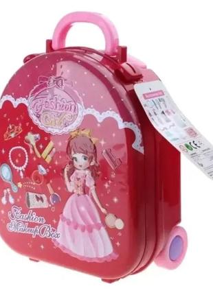 Стильный детский игровой чемодан, косметический набор детской,увлекательный комплект...