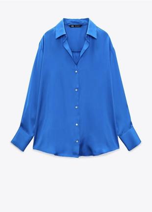 Сатинова сорочка zara