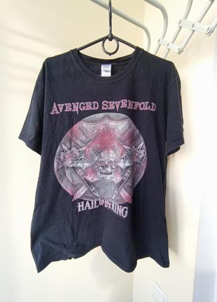 Мерч футболка avenged sevenfold 2013