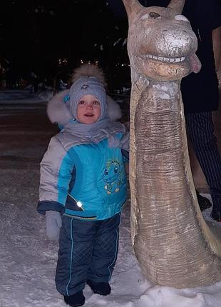 Зимний комбинезон 1-2роки