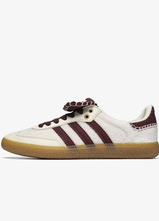 Wales bonner x samba pony 'cream white' box