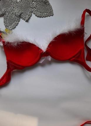 Новогодний соблазнительный комплект эротическое белье для ролевых игр