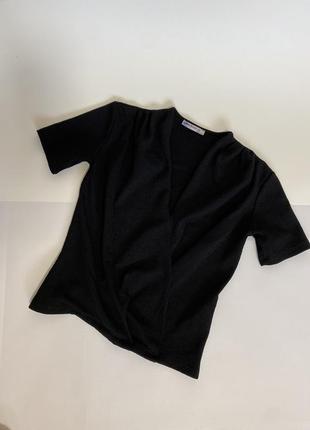 Черная блузка от zara4 фото