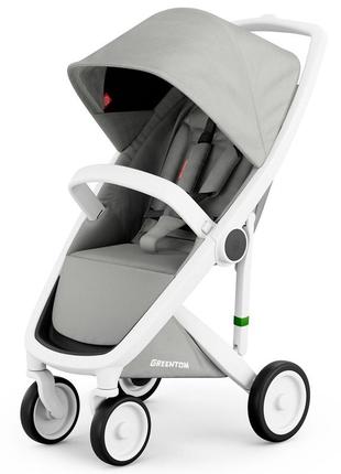 Прогулочная коляска greentom upp classic шасси white grey