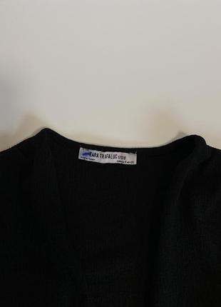 Черная блузка от zara5 фото