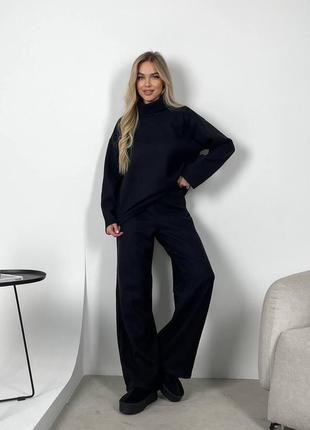Теплый женский костюм брюки и свитерana-1641