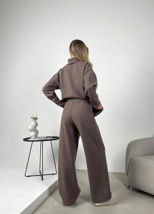 Теплый женский костюм брюки и свитерana-1641