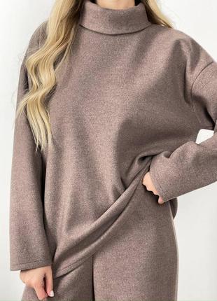 Теплый женский костюм брюки и свитерana-1641