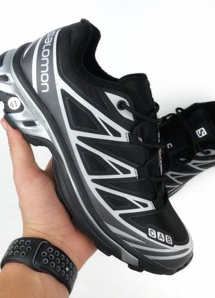 Термо кросівки зимові gore-tex  +5 до -21 salomon xt-6 чорні / сірі8 фото