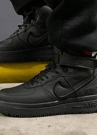 Термо кросівки зимові gore-tex +5 до -21 nike чорні.