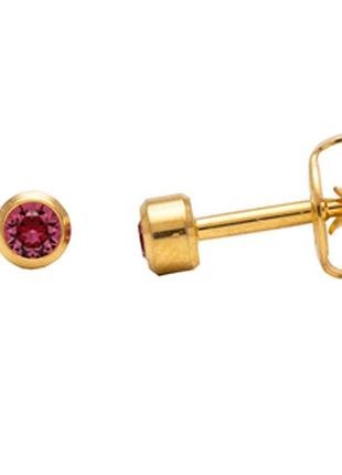 Набір 20 шт (10 пар) застібка для сережок золотиста