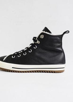 Кросівки жіночі шкіряні утеплені converse chuck taylor all star розмір 39