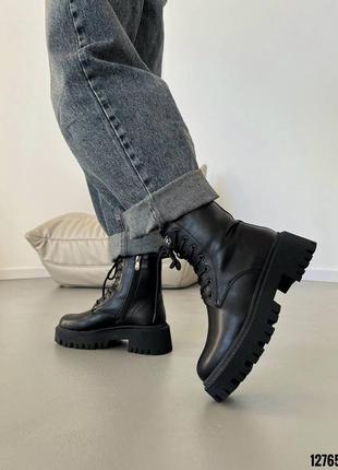 Ботинки зима кожа