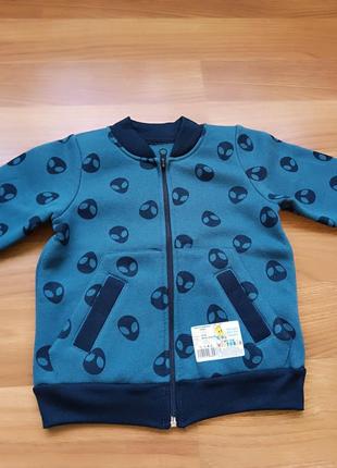 Кофта детская (джинс нло) тринитка на флисе! 4