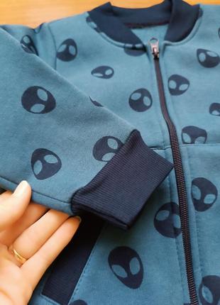 Кофта дитяча (джинс нло)тринитка на флісі! 8