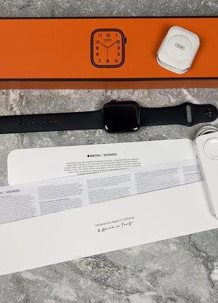 Оригінал з коробкою apple watch s8 hermes 45 mm з ремінцем apple