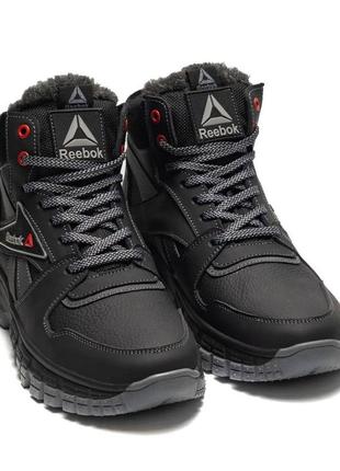 Зимові черевики reebok чорні 4