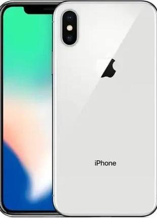 Смартфон apple iphone x 64gb silver, гарантія 12 міс. refurbished