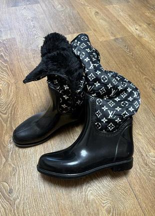 Сапоги сапожки burberry london комбинированные 36/37