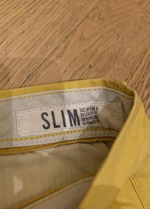 Брюки h&m желтые4 фото