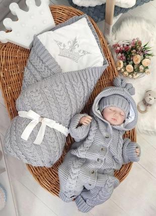 Конверт ковдра в'язка