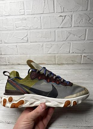 Крутые кроссовки STUSSY × nike Dark AIR ZOOM SPIRIDON CAGED PURE PLATINUM BLACK-WHITE 28cm