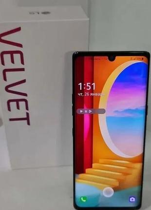 Смартфон lg velvet g9 (lm-g900n) 8/128gb 5g pink-( розово золотий)  обмежена кількість