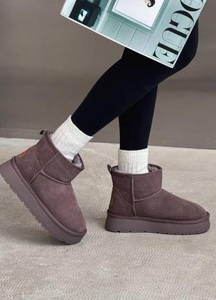 Уггі жіночі з натуральної замші