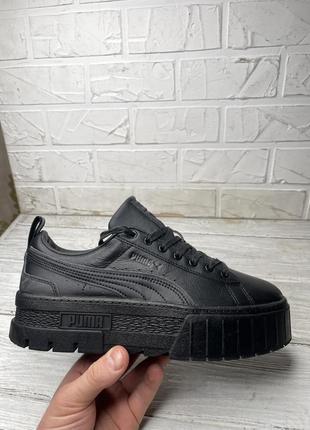 Крутые кожаные кроссовки puma Mirage mayze classic