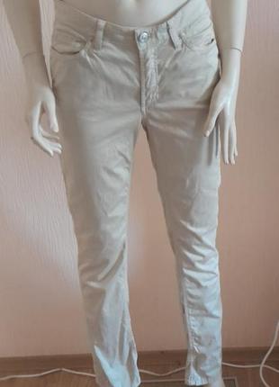 Стильні джинси бежевого кольору gant regular fit made in tunisia, 💯 оригінал