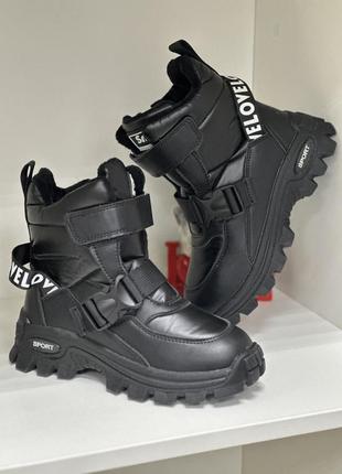 Черевики для дівчат дутики на дівчинку сапоги сапожки дитячі черевики на дівчат