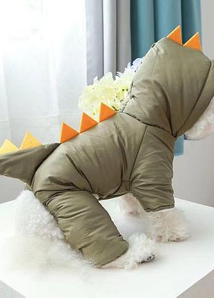 Р. s, m, l, xl зимний комбинезон для собак дракоша