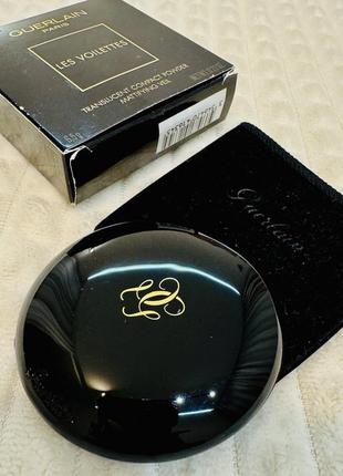Пудра матуюча guerlain les voilettes translucent compact powder mattifying veil