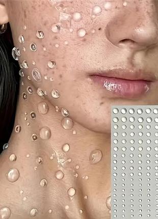 Стразы самоклеящиеся имитация крапель воды