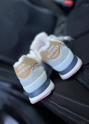 Женские кроссовки зимние 1950 баланс New Balance 997H Black Met Raw Cashew, мужские кроссовки зимние с мехом5 фото