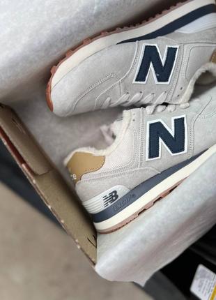 Женские кроссовки зимние 1950 баланс New Balance 997H Black Met Raw Cashew, мужские кроссовки зимние с мехом8 фото