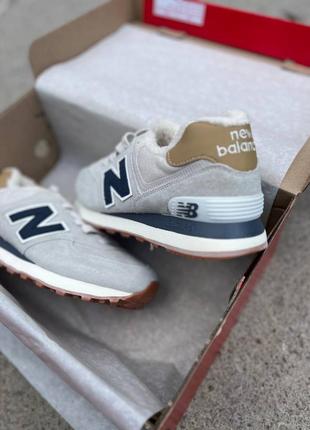Женские кроссовки зимние 1950 баланс New Balance 997H Black Met Raw Cashew, мужские кроссовки зимние с мехом4 фото