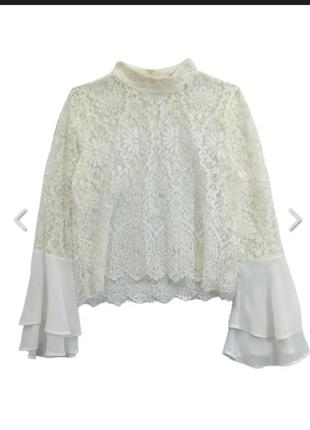 Ажурная блузка