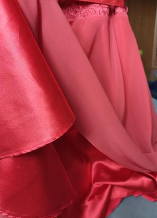 Платье коралловое 7