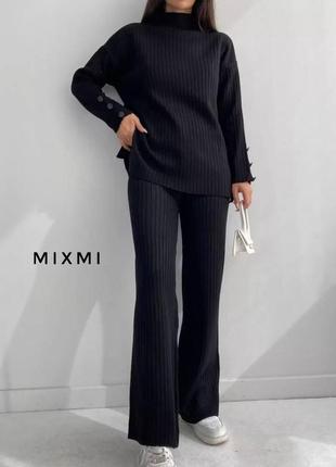 Женский трикотажный теплый брючный ангоровый костюм двойка,двойка,женский ангоровый брючны...