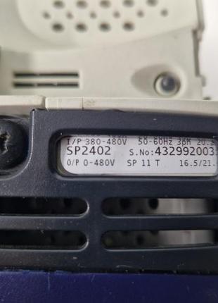 Частотний перетворювач control techniques emerson unidrive sp2402 7.5/11квт3 фото