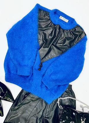 Обалденный ангоровый свитер maglieria artigiana 🇮🇹