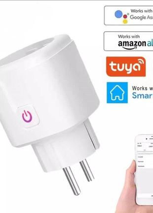 Wifi розетка з моніторингом електроенергії smart plug