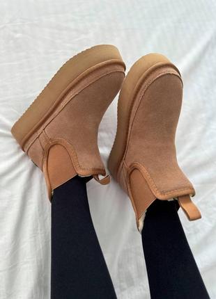 Уггі ugg neumal platform chelsea  ” tan ”
