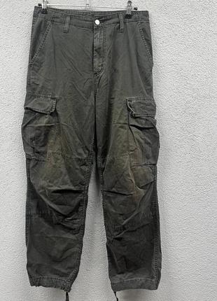 Джинсы брюки carhartt cargo w30 l32 s мужские