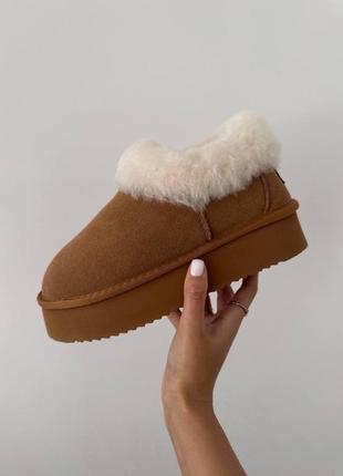 Женские угги ugg slippers platform ginger зима v / smb