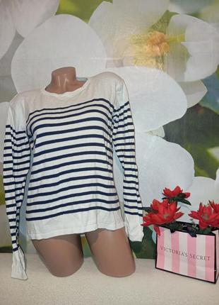 Котоновий модний светр у смужку р.m/l